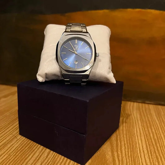 Dearno Men’s Watch – Blue Sunray Dial