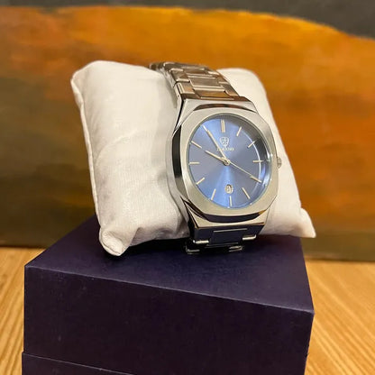 Dearno Men’s Watch – Blue Sunray Dial