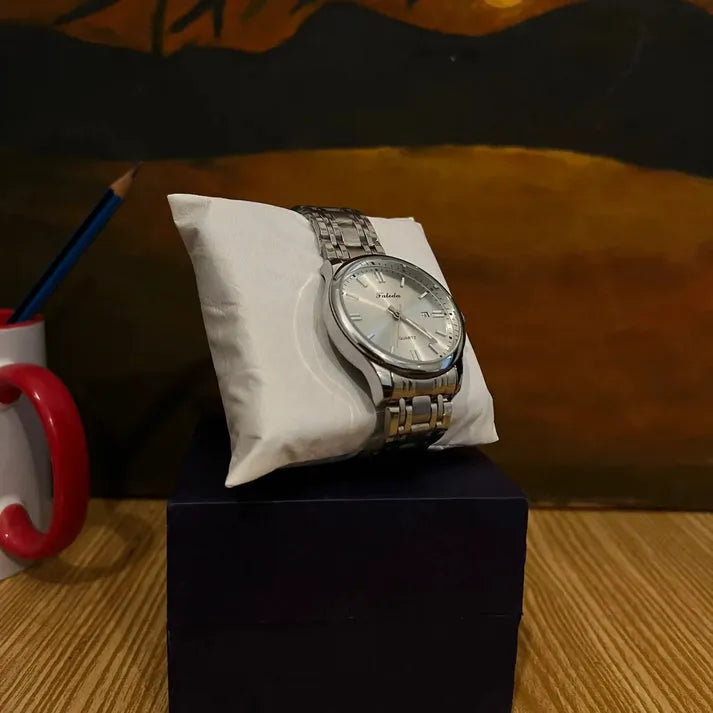 Stainless Steel Men’s Dress Watch – Day Date