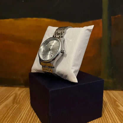 Stainless Steel Men’s Dress Watch – Day Date