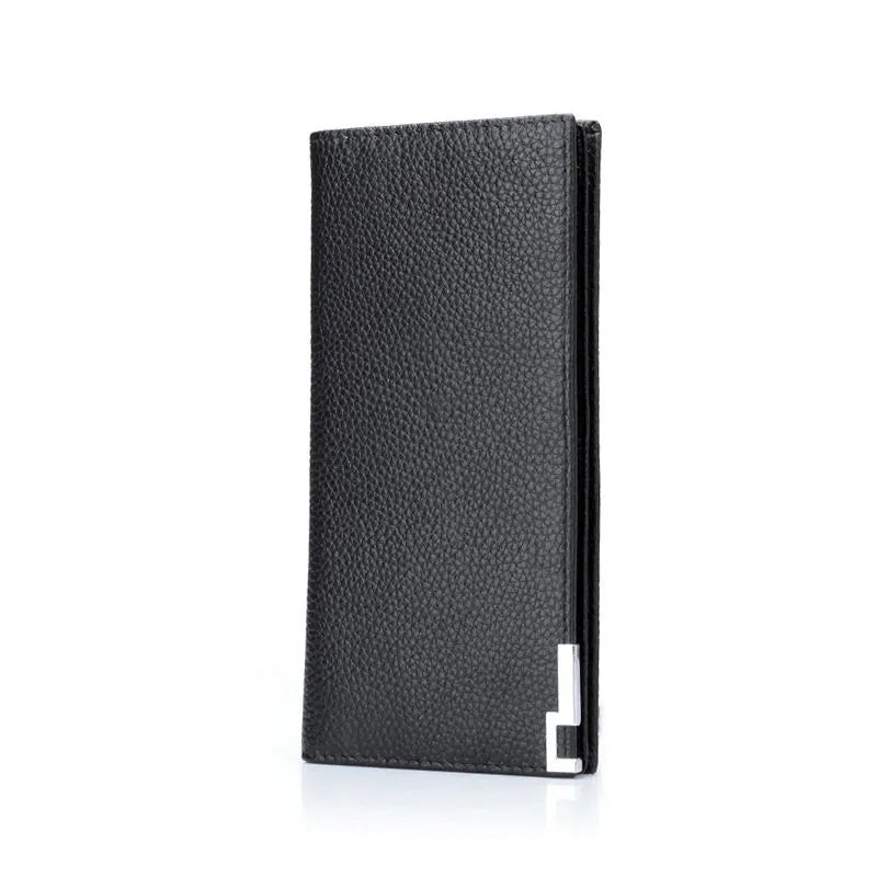 Pebbled Finish Long Wallet