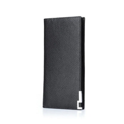 Pebbled Finish Long Wallet